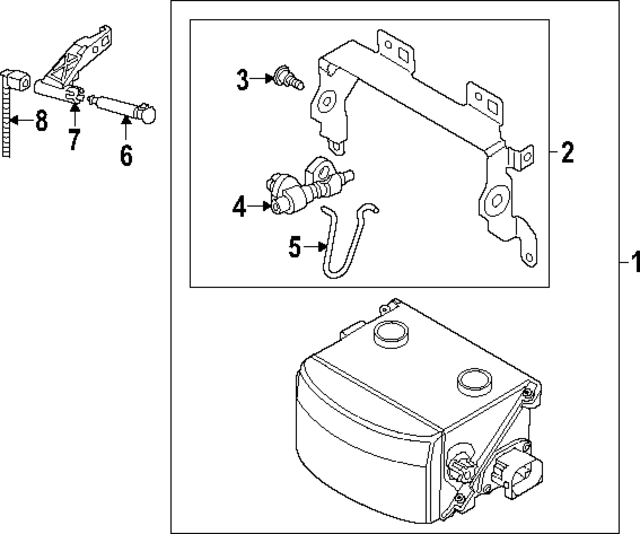 4N0955661C - Body: Tube for Audi Image