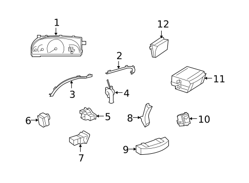 Instruments & Gauges for 2007 Mercedes-Benz S600 #0