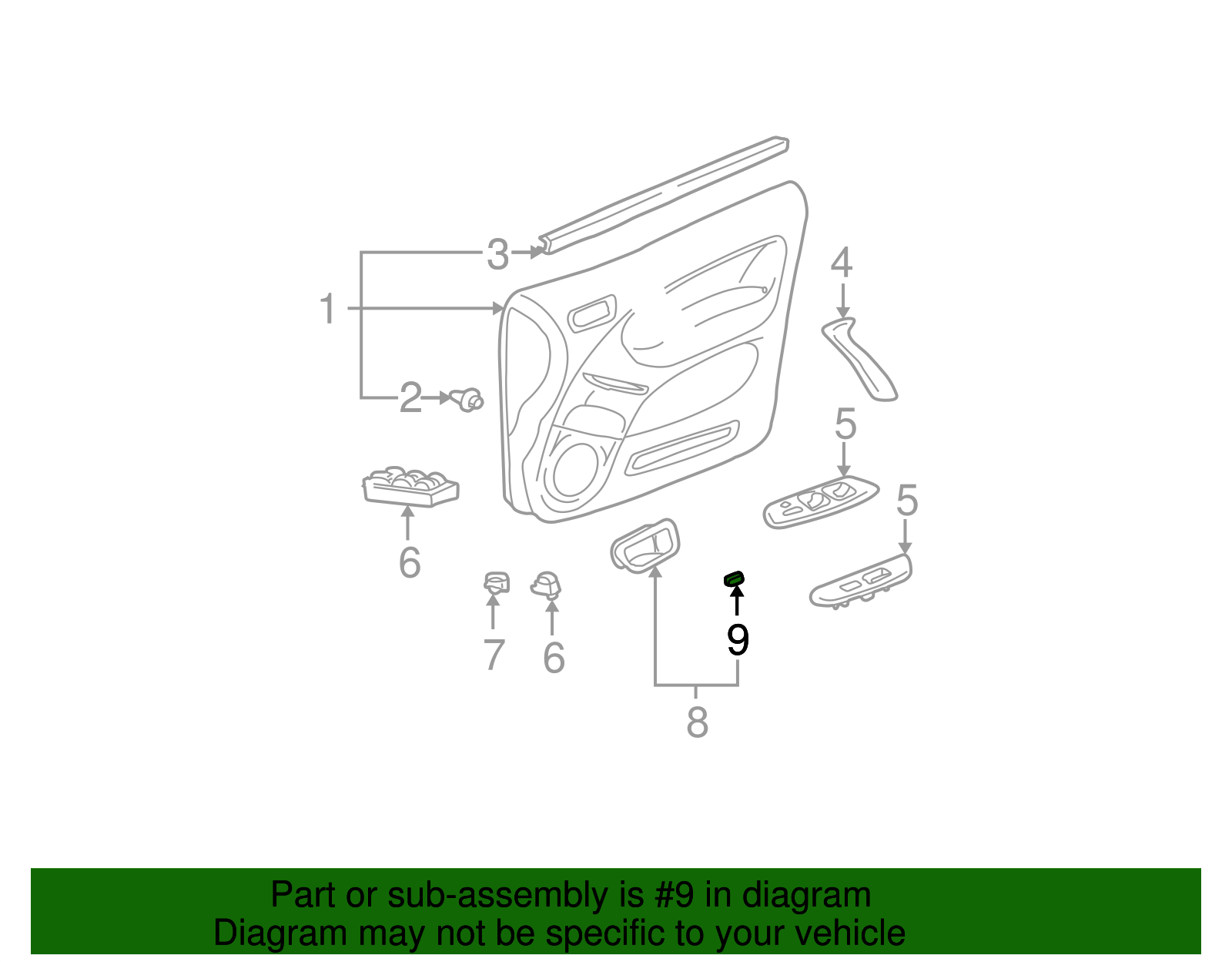 Toyota OEM Bezel Hole Plug 69283-30040-P0 | Toyota OEM Parts