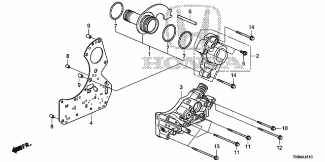 AT Regulator Body (6AT) for 2011 Honda Odyssey #0