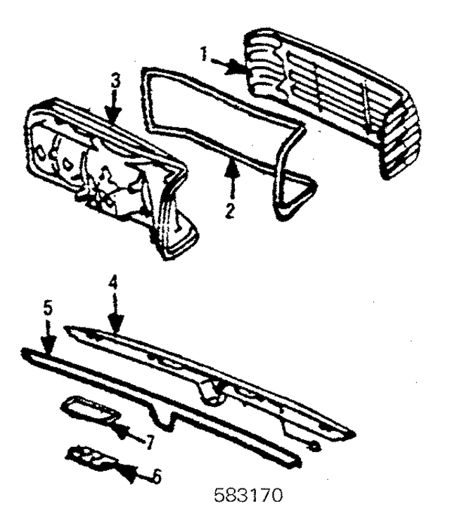 1268200709 - Electrical: License Lamp for Mercedes-Benz Image