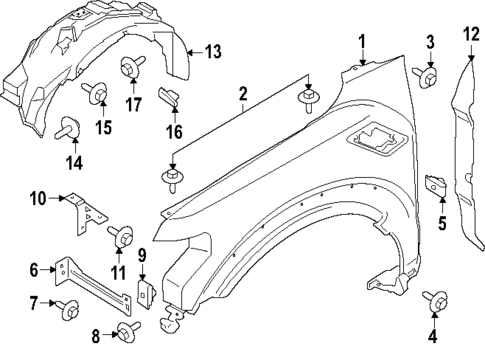 Fender & Components for 2025 Ford F-150 #0