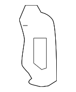 5711830050 - Body: Outer Support Retainer Plate for Lexus: GS F, GS Turbo, GS200t, GS300, GS350, GS430, GS450h, GS460, IS F, IS200t, IS250, IS300, IS350, IS500, RC F, RC200t, RC300, RC350 Image