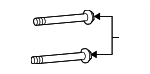 6508246AA - Electrical: Alternator Bracket Bolt for Mopar Image