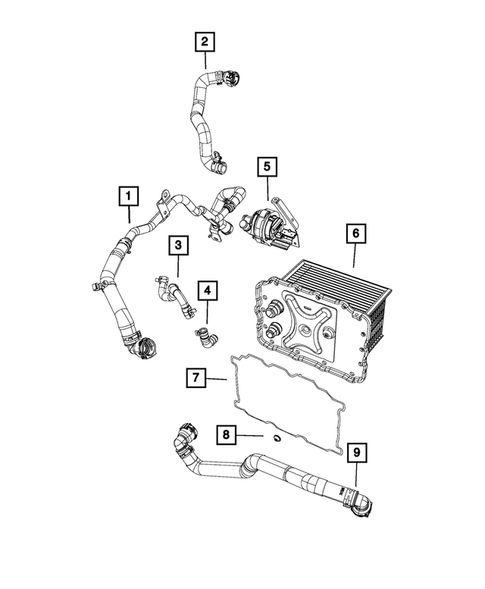 Radiator and Related Parts; Charge Air Cooler for 2019 Jeep Cherokee #5