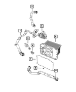 68416833AA - Cooling: Coolant Hose for Mopar Image