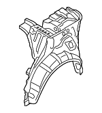 716101M010 - Body: Inner Quarter Panel for Kia: Forte Image