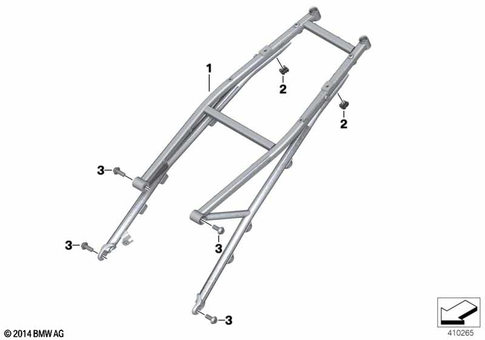 Motorcycle Frame for 2022 BMW-Motorrad R 1250 R #1
