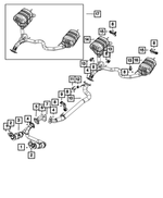 68534457AA - : Exhaust Pipe Gasket for Mopar Image