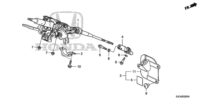 Steering Column for 2012 Honda Ridgeline #0