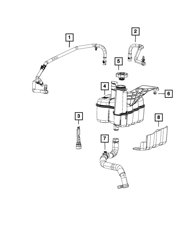 6507484AA - Cooling: Nut for Mopar Image