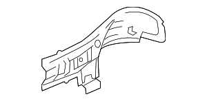 22675133 - Body: Driver Side Front Engine Compartment Outer Rail for GM Image