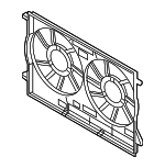 8W0121207A - Cooling System: Shroud for Audi Image