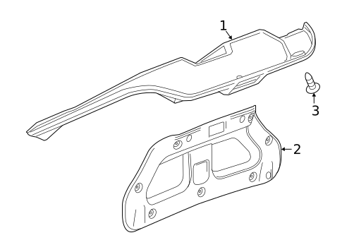 Interior Trim - Trunk for 2018 Chevrolet Camaro #0
