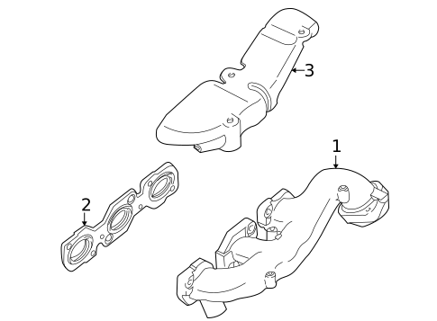 Exhaust Manifold for 2005 Jaguar S-Type #0