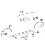 1TD31JSCAC - Exterior Ornamentation: Sill Cover Molding, Left for Mopar Image image