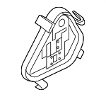 63217313044 - Electrical: Socket Panel for BMW: 320i, 320i xDrive, 328d, 328d xDrive, 328i, 328i xDrive, 335i, 335i xDrive, ActiveHybrid 3, M3 Image