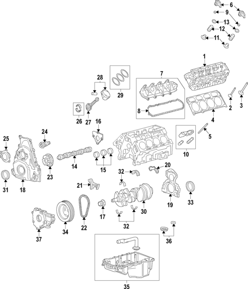 Oil Cooler for 2021 GMC Yukon XL #0