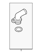 P2121089 - Cooling System: Elbow for Audi: RS Q8, RS6 Avant, RS7 Sportback, SQ7, SQ8 Image