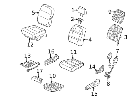 Heated Seats for 2006 Acura MDX #2