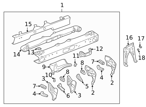 Instrument Panel Components for 2002 Pontiac Aztek #0
