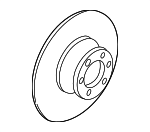 7D0615601C - : Brake Rotor Rear for Volkswagen Image