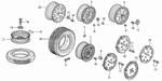 44721S5AA11 - Chassis: WEIGHT, BALANCE (10G) (PLOMBCO) for Honda Image
