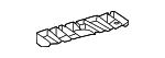 2973431200 - Body: Rear Cover Reinforced Plate for Mercedes-Benz Image