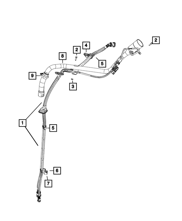 6106601AA - Fuel: Screw for Mopar Image