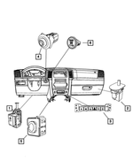 4560221AA - Electrical: Glove Box Switch And Lamp for Mopar Image