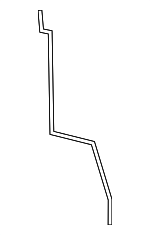 8A8Z7422152A - Body: Handle Rod for Ford: Flex Image