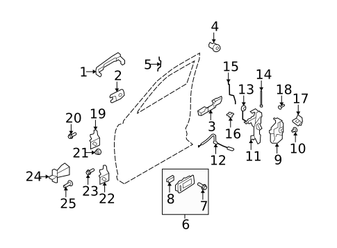 Front Door for 2014 Ford Flex #2