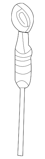 11431436230 - Engine: Dipstick for BMW: 540i Image