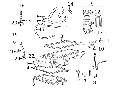 Engine Parts for 1997 BMW 540i #1