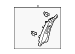 KB3Z2624346AA - : Upper Center Pillar Trim for Ford: Ranger Image