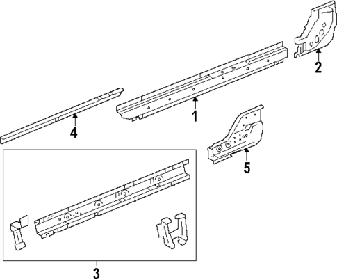 Rocker Panel for 2023 Chevrolet Colorado #0