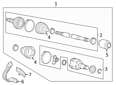 Drive Axles for 2014 Scion iQ #0