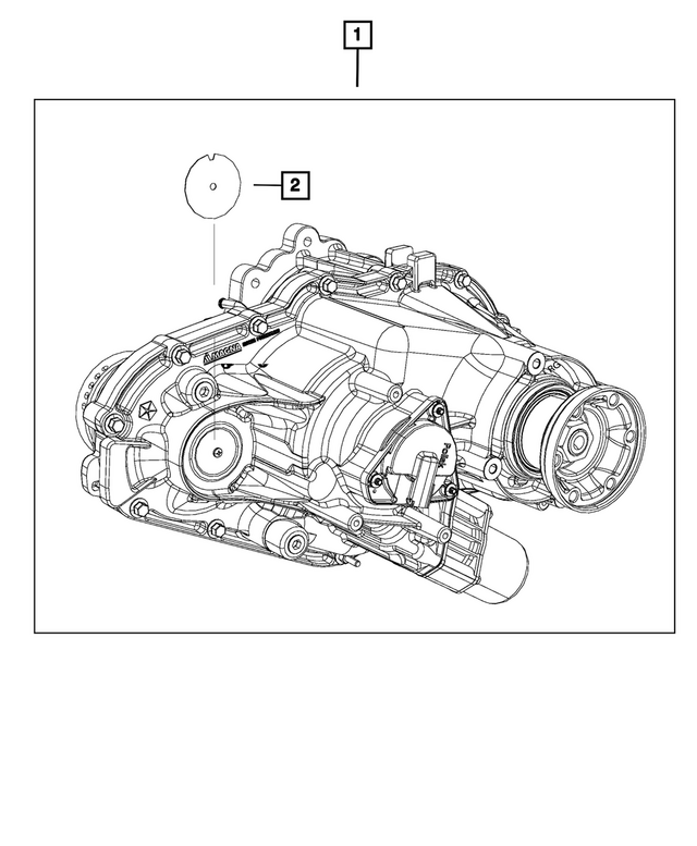 68498857AB - Transfer Case and Power Transfer Unit: Transfer Case for Mopar Image image