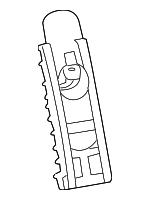 12763576 - Body: Center Pillar Trim Clip for Saab Image