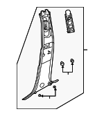 32021853 - Body: Center Pillar Trim for Saab: 9-3 Image