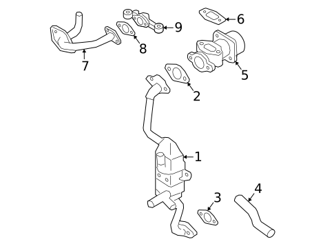 EGR & Related Components for 2025 Subaru Impreza #0