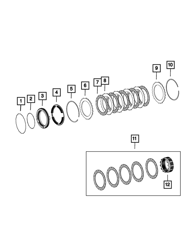 « 68020016AA – Transmission : Joint Torique pour Mopar Image »