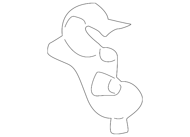 Overflow Hose Retainer Clip - Nissan (92520-4Z000)