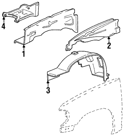 Structural Components & Rails for 2000 Mercury Mountaineer #0