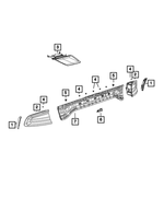 6102398AA - Electrical: Hex Nut And Washer for Chrysler: 200, 300, Aspen, Pacifica, PT Cruiser, Sebring, Voyager | Dodge: Avenger, Caliber, Challenger, Charger, Dart, Durango, Journey, Magnum, Ram 1500, Ram 2500, Ram 3500, Sprinter 2500, Sprinter 3500, Viper | Jeep: Cherokee, Commander, Compass, Gladiator, Grand Cherokee, Grand Cherokee WK, Patriot, Wrangler, Wrangler JK | Ram: 1500, 1500 Classic, 2500, 3500 | SRT: Viper Image