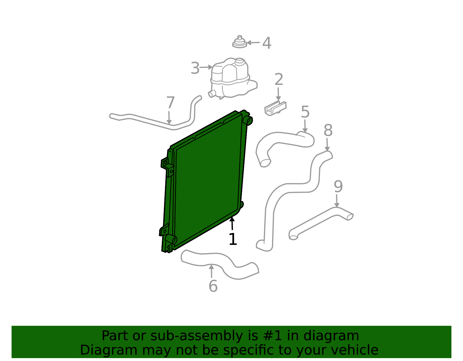 2006-2008 Ford Motorcraft Radiator RAD-20 | OEM Parts Online