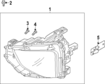 8301D881 - : Composite Assembly for Mitsubishi: Eclipse Cross Image