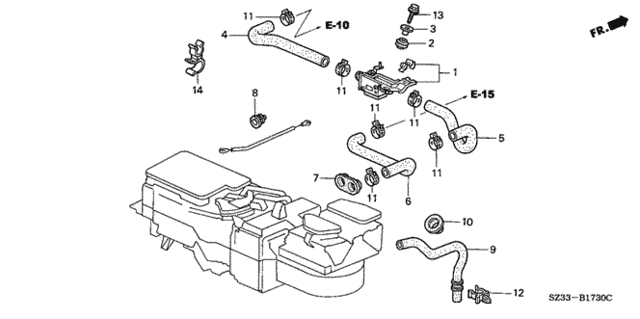 Water Valve for 1999 Acura RL #0