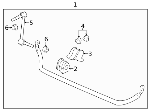 Stabilizer Bar & Components for 2016 Chevrolet Caprice #0
