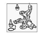 PC3Z3105A - Suspension: Spindle for Ford Image